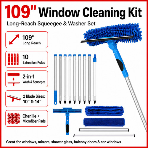 Window squeegee for - or,