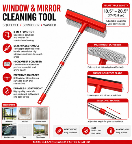 Extendable window - 28.5",