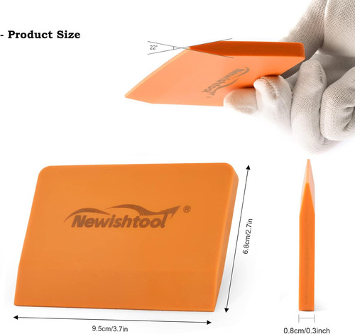 Soft silicone small squeegee - soft,